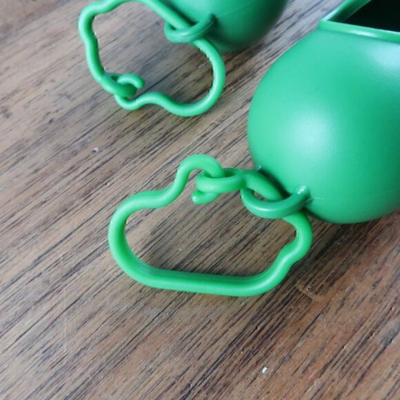 FRISCO WASTE BAG PLASTIC HOLDER BUNDLE TWO GREEN BAG HOLDERS WITH BELT CLIPS NWT - Picture 2 of 2